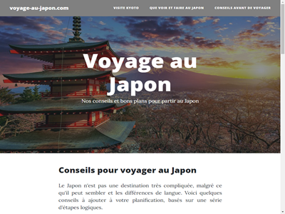 voyage au Japon