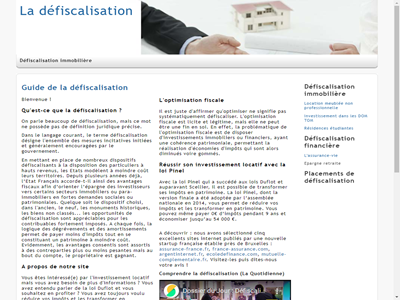 la defiscalisation